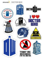 Фотография Стикер лист Stickerlab - Doctor Who [=city]